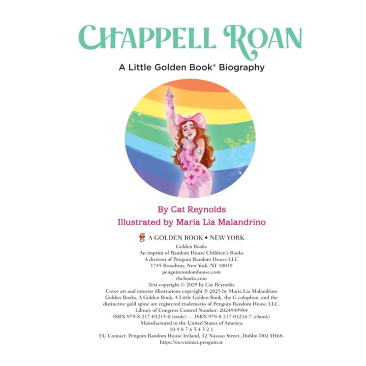Little Golden Book Chappell Roan