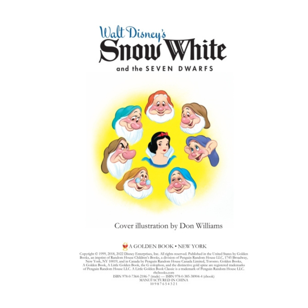 Little Golden Book Snow White and the Seven Dwarfs