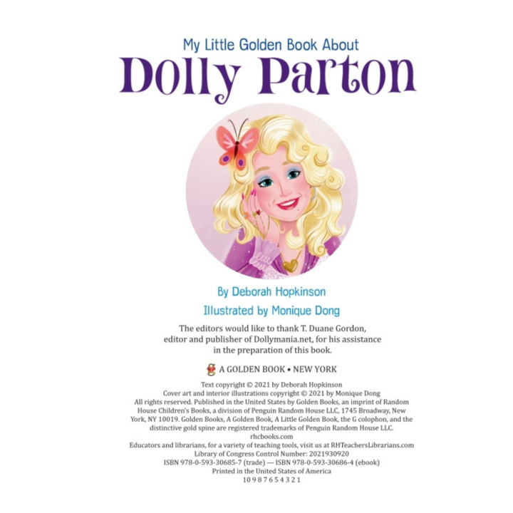 Little Golden Book Dolly Parton