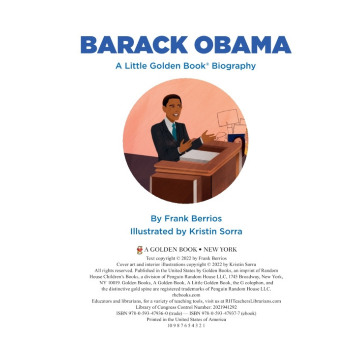 Little Golden Book Barack Obama