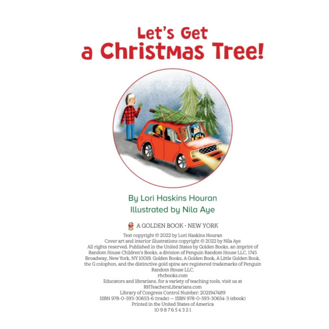 Little Golden Book Let's Get a Christmas Tree