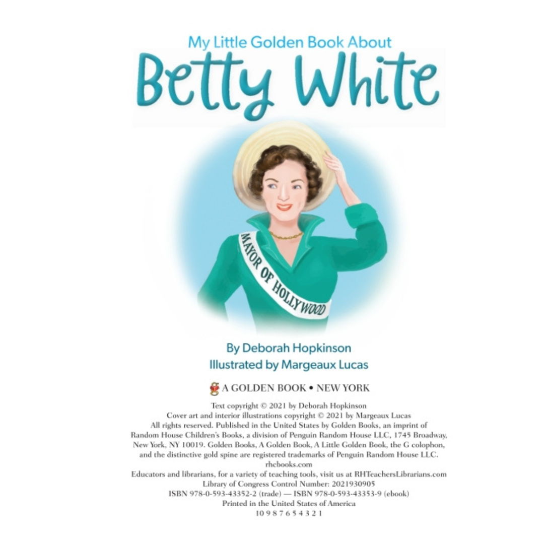 Little Golden Book Betty White