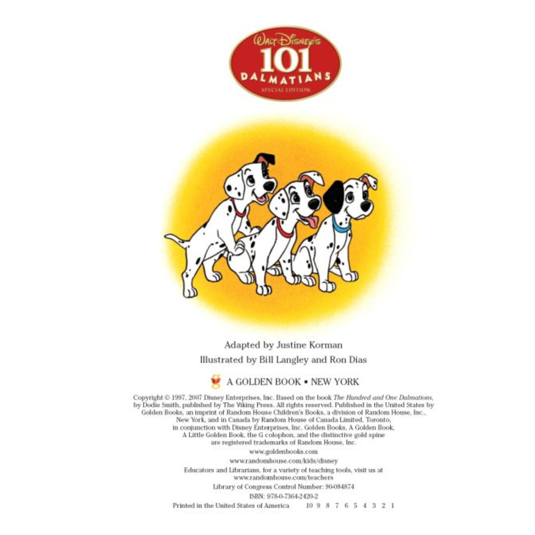 Little Golden Book 101 Dalmations