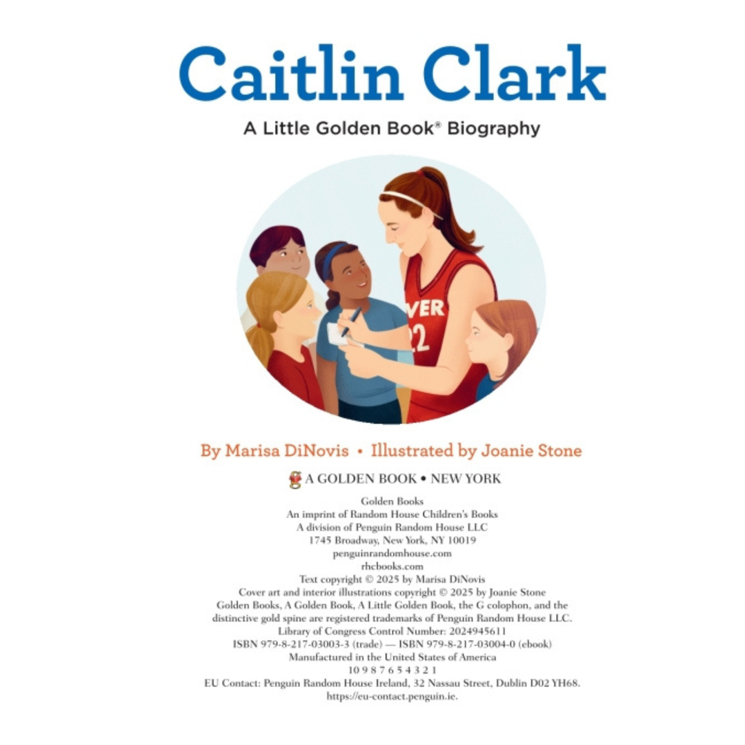 Little Golden Book Caitlin Clark