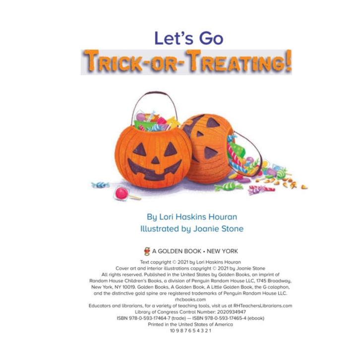 Little Golden Book Lets go Trick or Treat