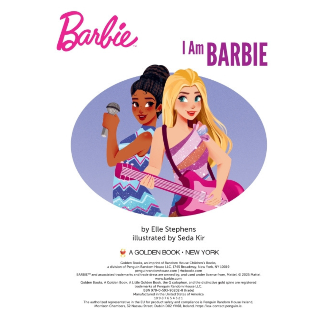 Little Golden Book I Am Barbie