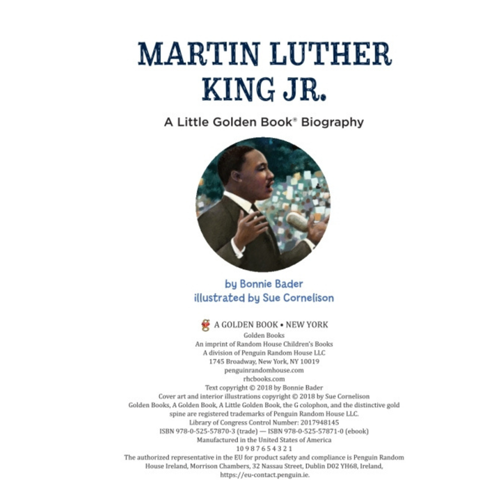 Little Golden Book Martin Luther King Jr.