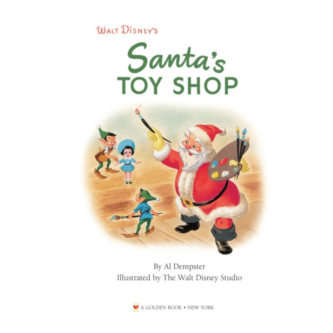 Little Golden Book Santa's Toy Shop