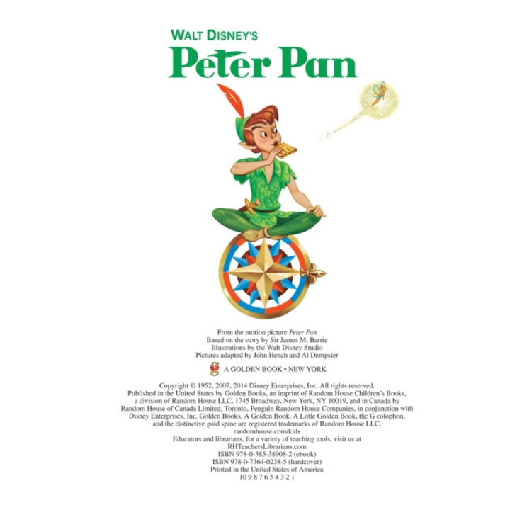 Little Golden Book Peter Pan