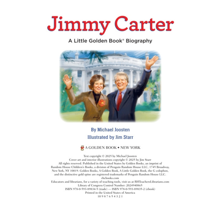 Little Golden Book Jimmy Carter