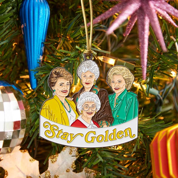 Stay Golden Girls Enamel Ornament