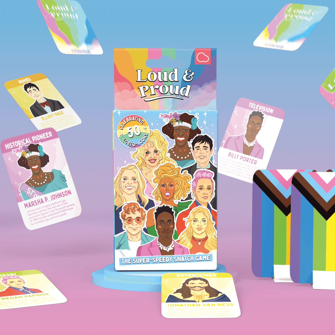 Loud & Proud | Fast-Paced Family Card Game | Gift for Him