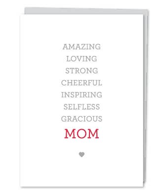 MOM - Mother's Day Card
