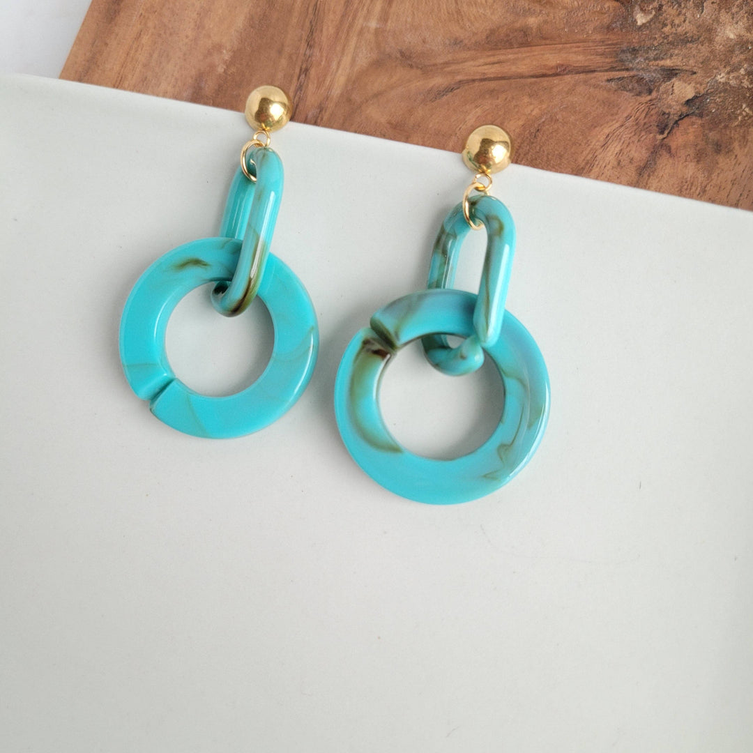 Cora Earrings - Turquoise // Jewelry
