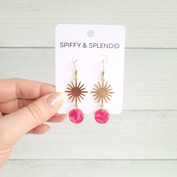 Solana Earrings - Raspberry // Jewelry