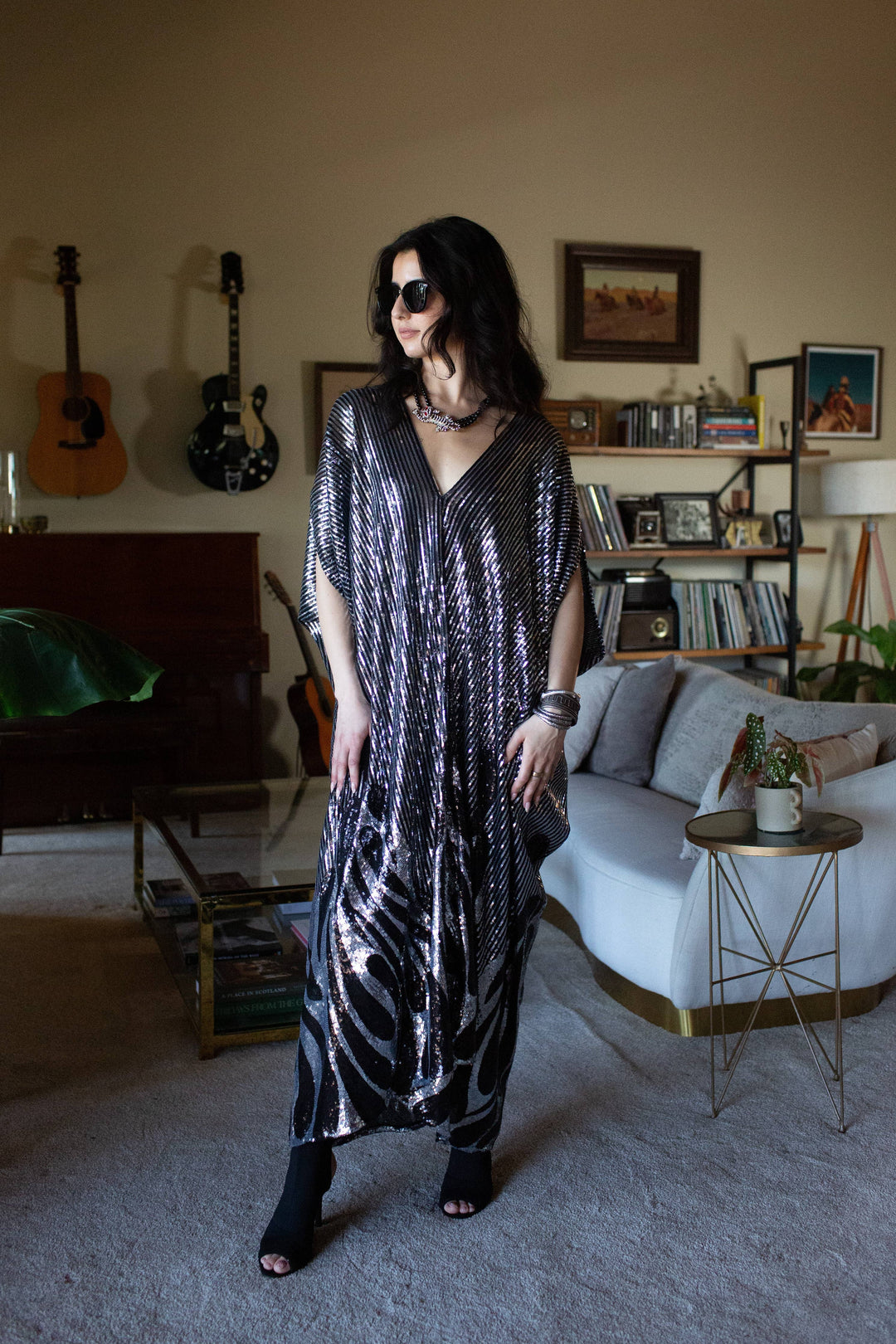 Disco Inferno Sequin Caftan