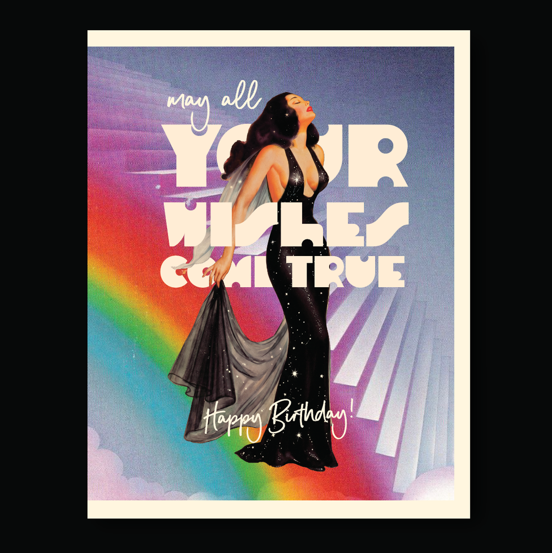 RAINBOW Stairs Birthday Card