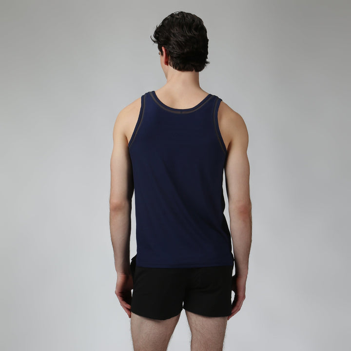 Sapphire Blue Tempo Training  Tank - Parke & Ronen