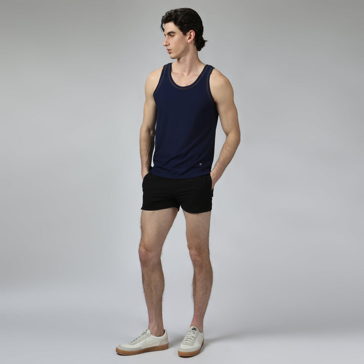 Sapphire Blue Tempo Training  Tank - Parke & Ronen