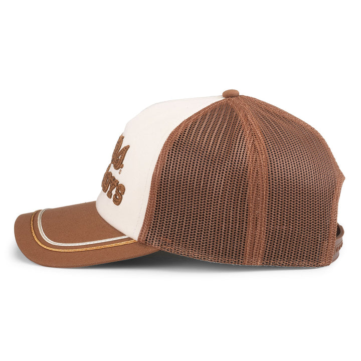 Coors Trucker Hat Radler - Brown/Ivory