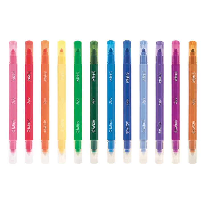 Switch-eroo!: Color-Changing Markers (Set of 12)