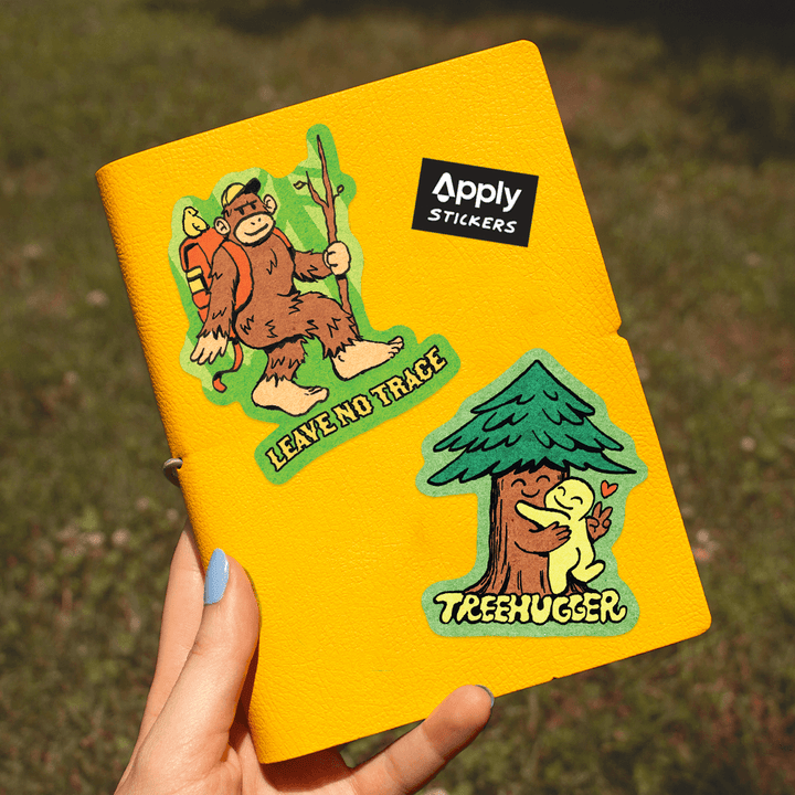 Tree Hugger Die-Cut Sticker