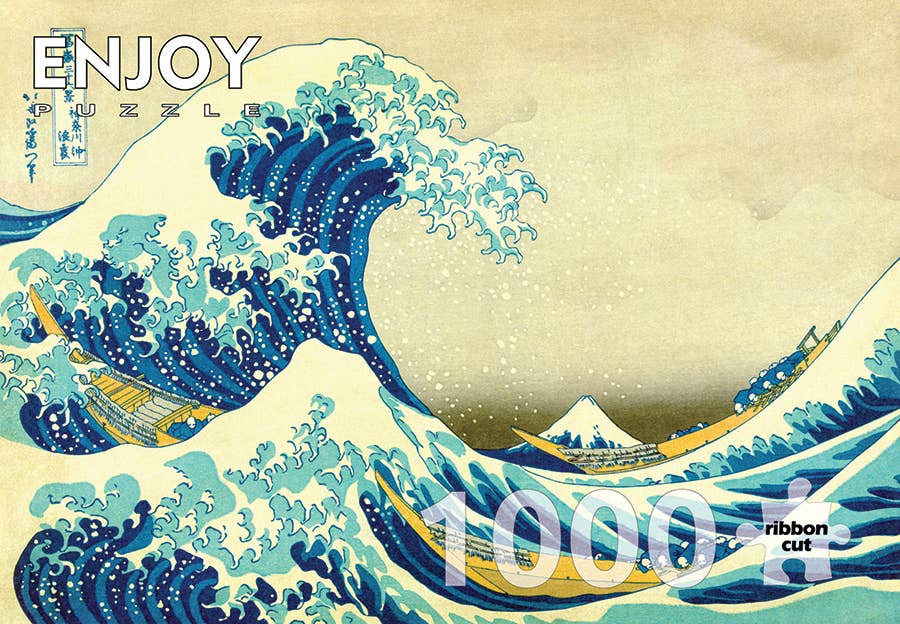 Hokusai: The Great Wave off Kanagawa 1000-Piece Enjoy Puzzle