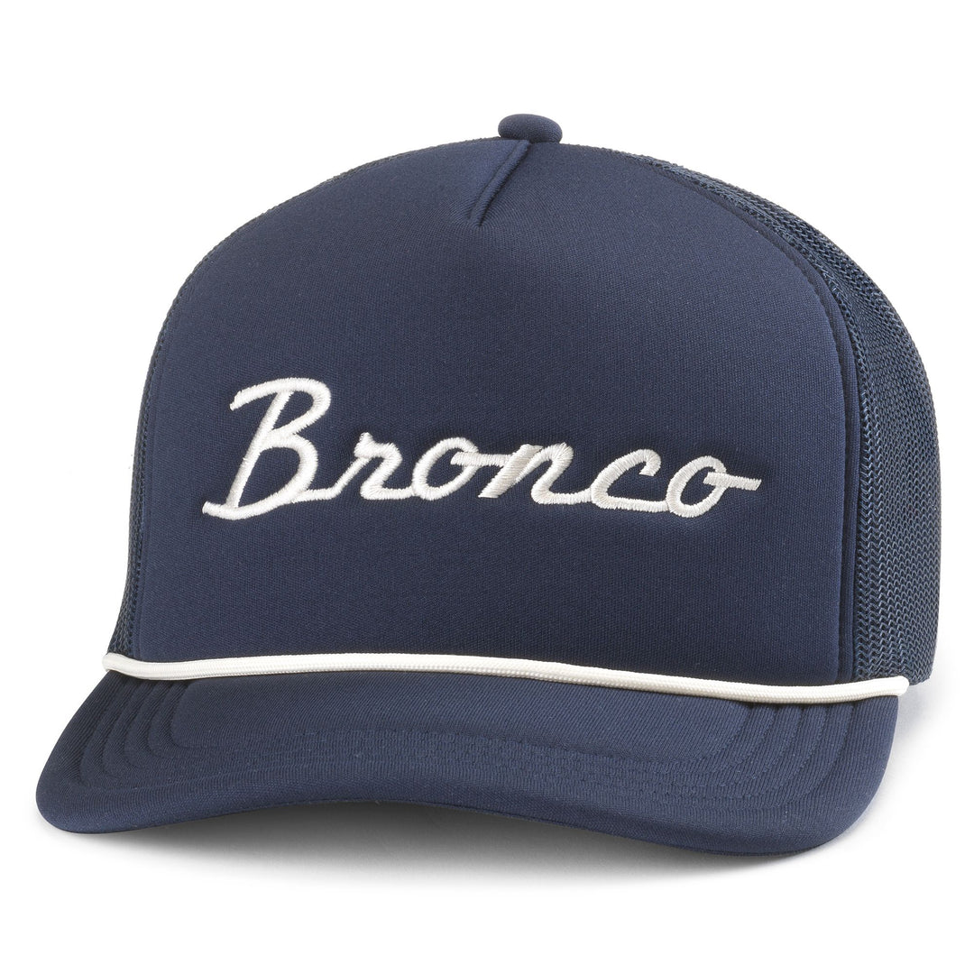Bronco Trucker Hat Foamy Roscoe - Navy