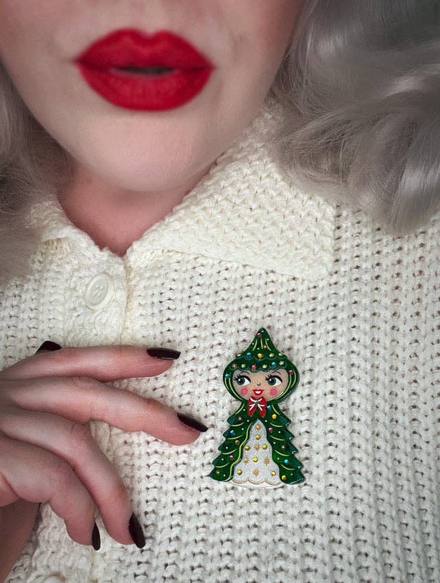 Holly Howard Tree Girl Brooch