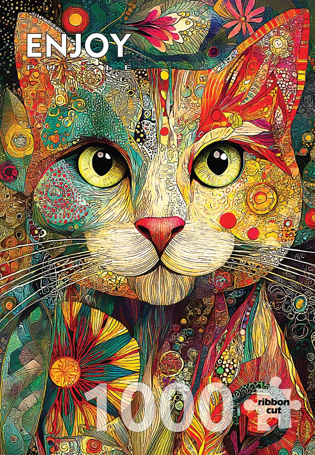 Artie the Cat 1000-Piece Enjoy Puzzle