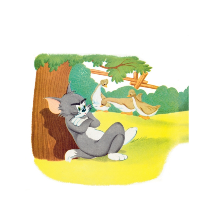 Little Golden Book Tom and Jerry Meet Little Quack