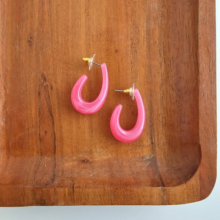 Julie Hoops - Berry Pink