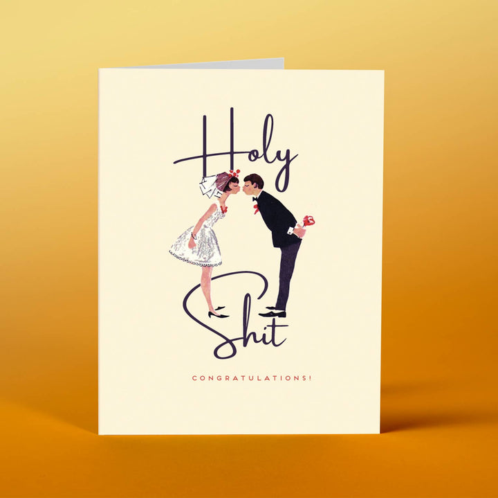 HOLY SHIT! wedding card