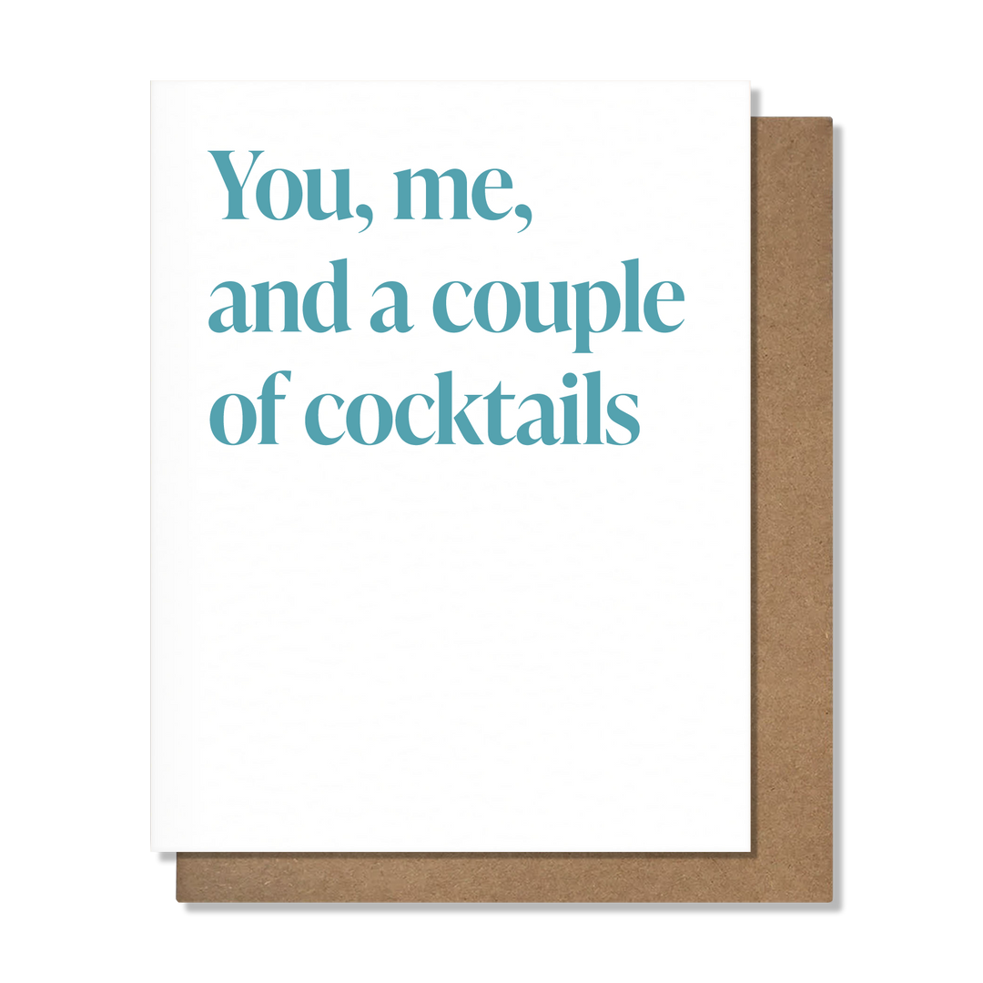 Couple of Cocktails -  Funny Congratulation Card