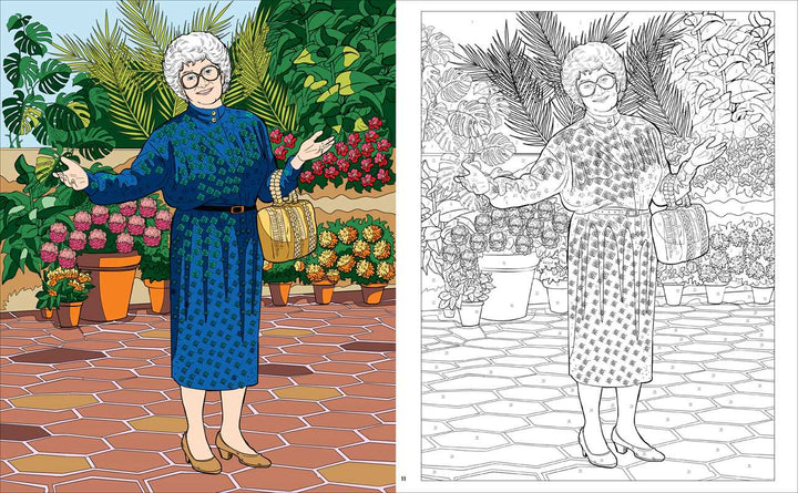 Golden Girls Color-by-Number by Editors of Thunder Bay Press