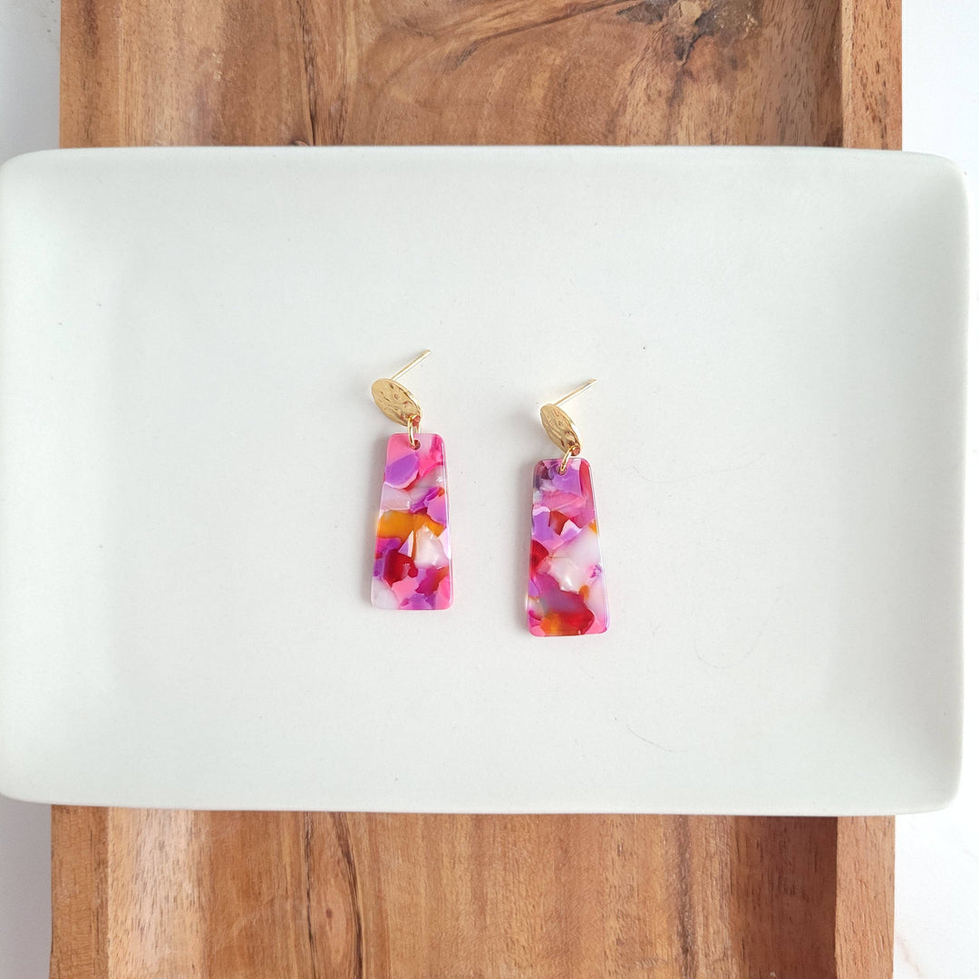 Mia Mini Earrings - Paradise Pink