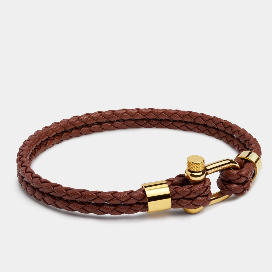 Helix Brown Gold Bracelet