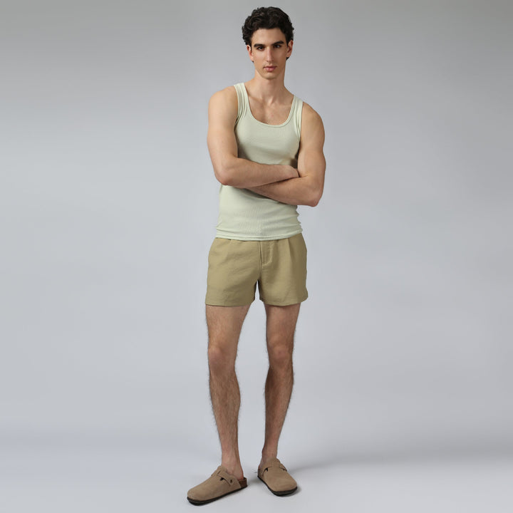 Sage Beach Walk Rib Tank - Parke & Ronen