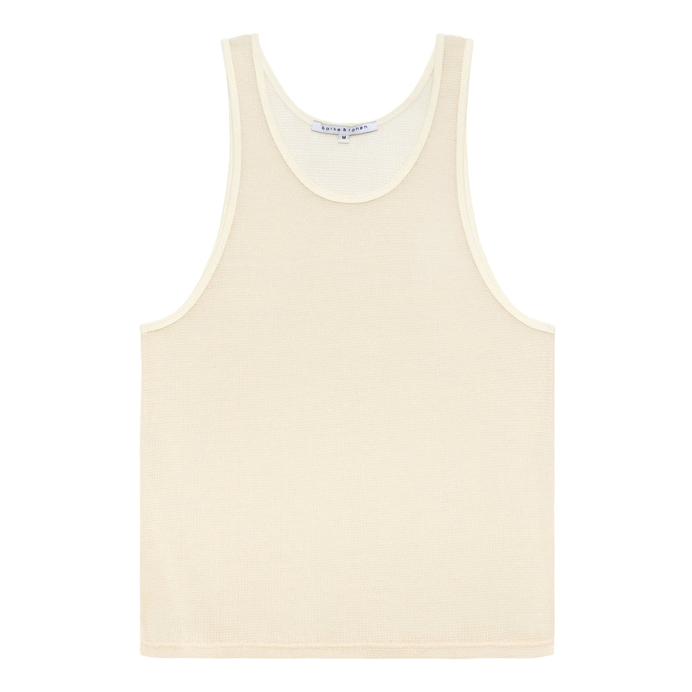 NEW- Ivory Poolside Knit Tank - Parke & Ronen
