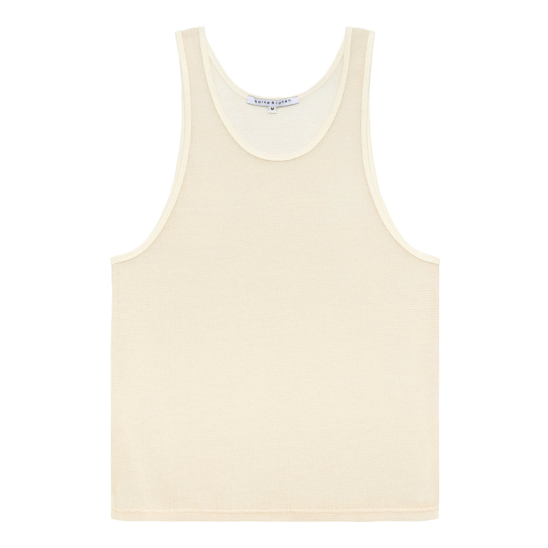 NEW- Ivory Poolside Knit Tank - Parke & Ronen