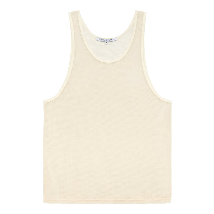 NEW- Ivory Poolside Knit Tank - Parke & Ronen