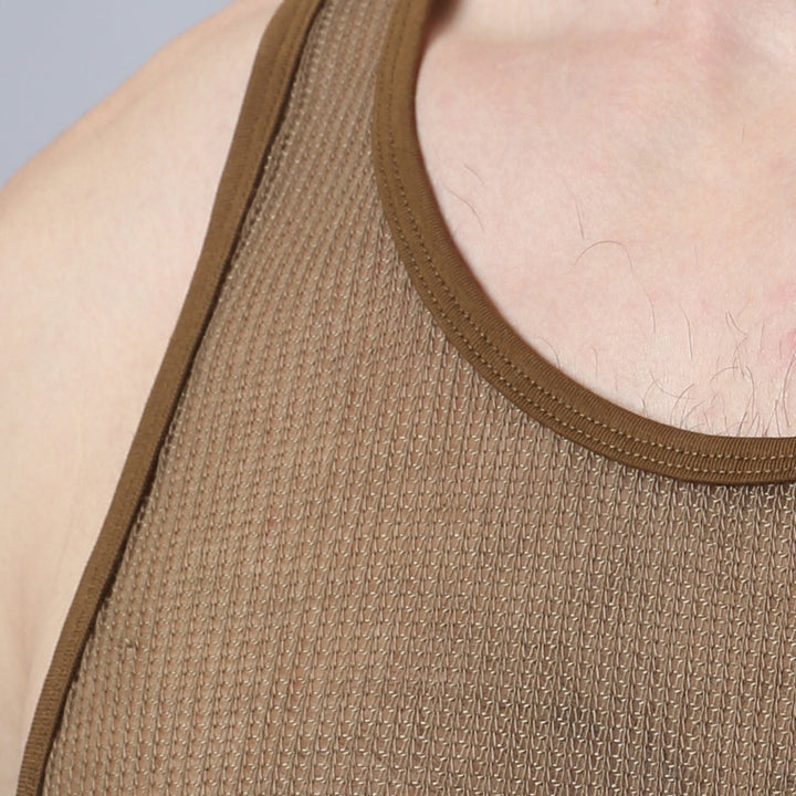 NEW- Taupe Poolside Knit Tank - Parke & Ronen