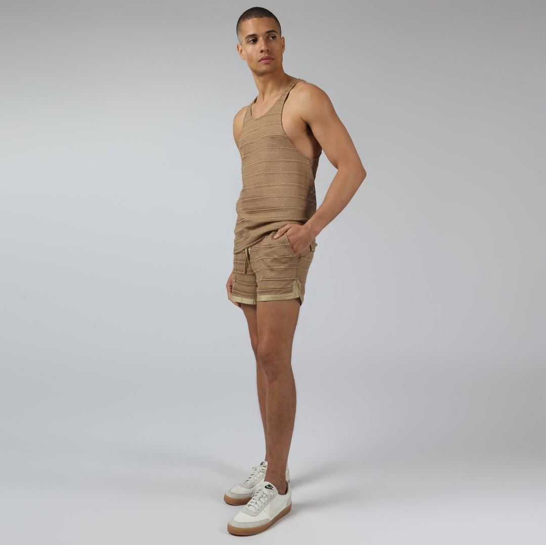 NEW- Sun Tan Sundown Knit Tank - Parke & Ronen