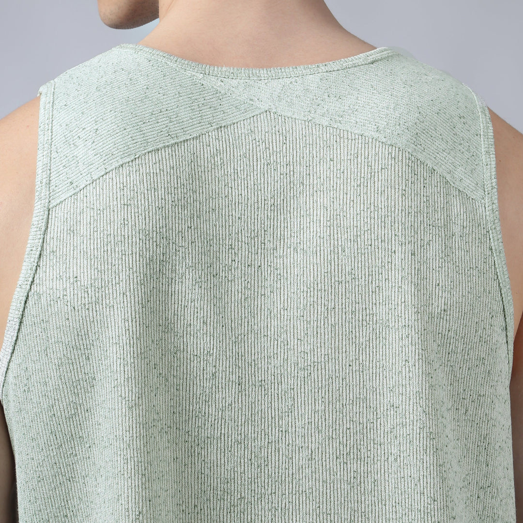 Cactus Pointillist Muscle Tee - Parke & Ronen