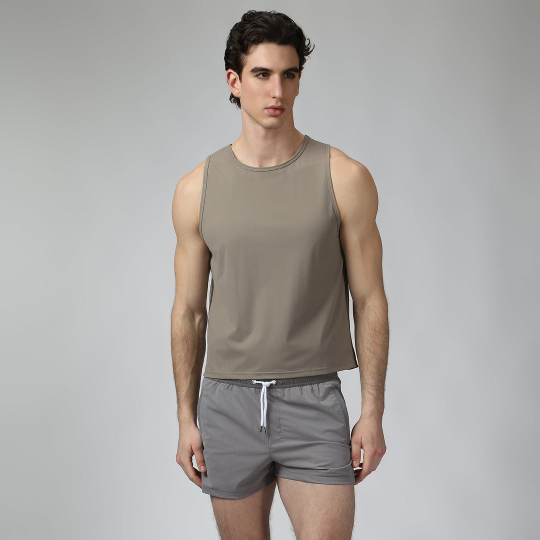 Sand Bar Kinetic Rib Muscle Tee - Parke & Ronen