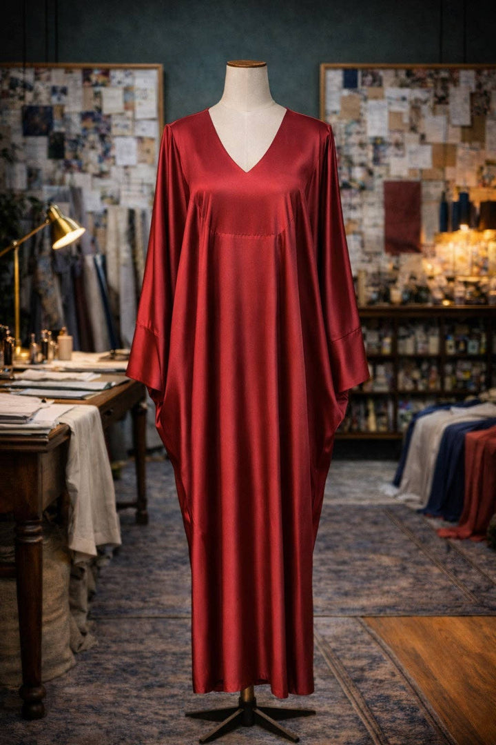 Gracie Caftan in Deep Rust