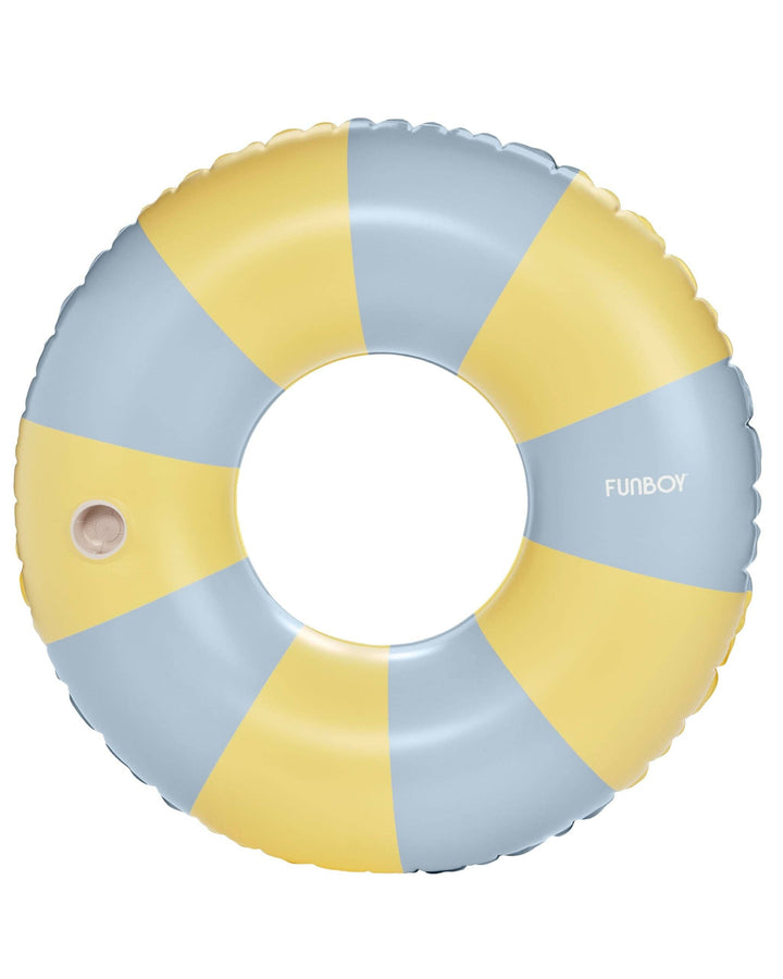 Vintage Tube Float Yellow And Blue