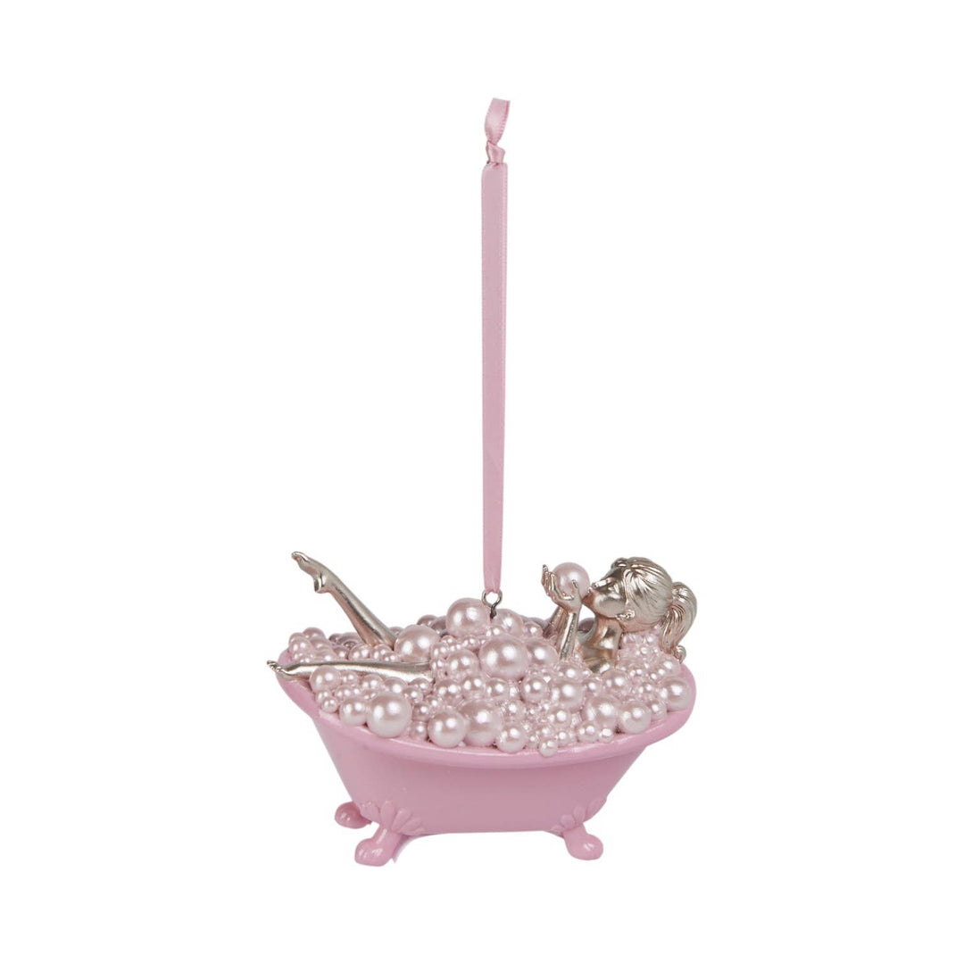 Bubbles Girl In Tub Orn