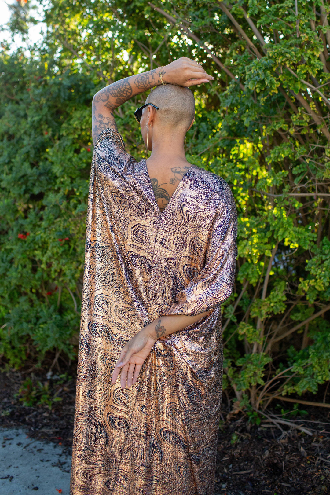 Sunset Current Sequin Caftan