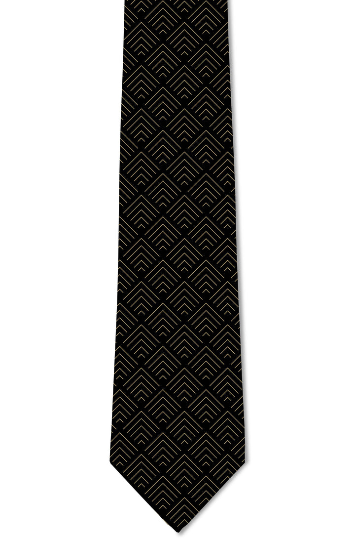 Vogue – Subtle Gold and Black Tie